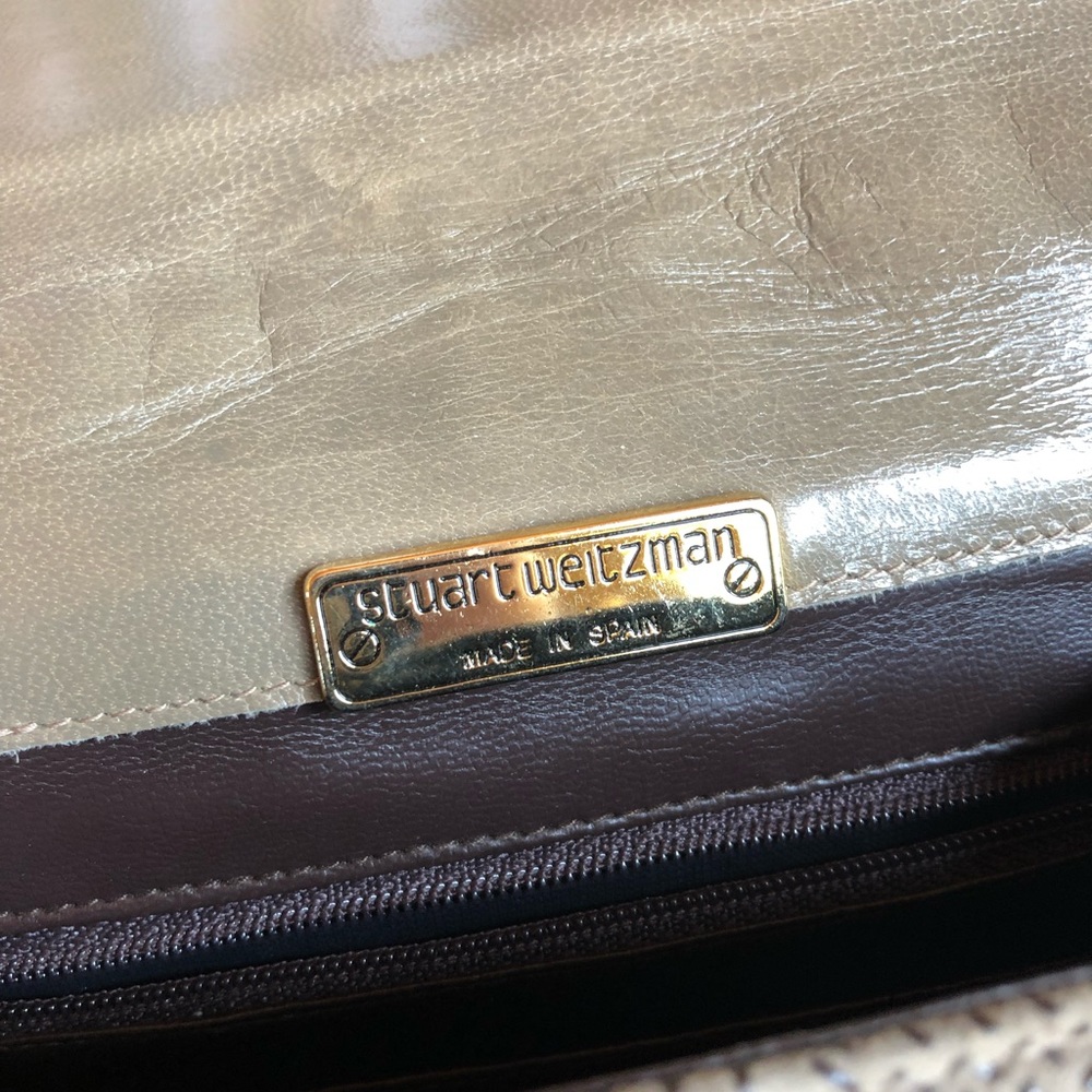 Stuart Weiztman Textured Crossbody Bag - image 5